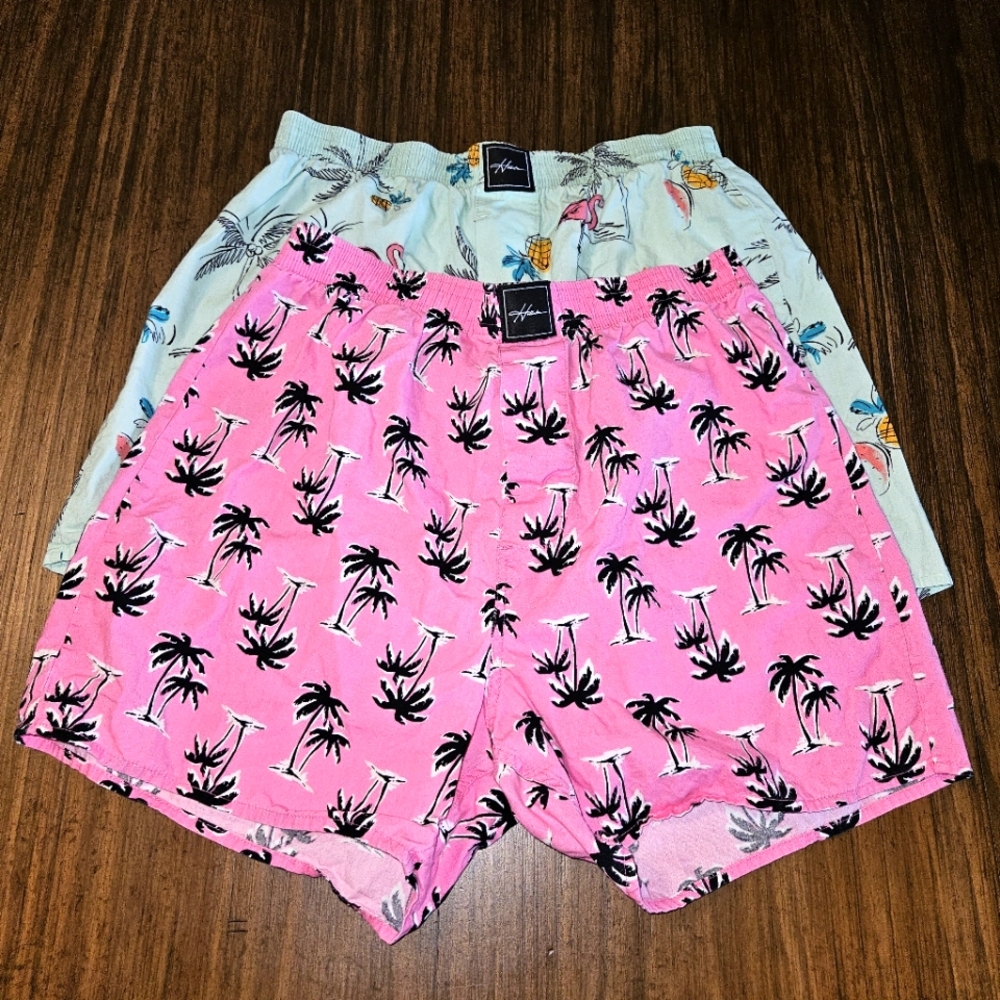 Unisex size XS 2 pairs of different colors Hollister boxers
